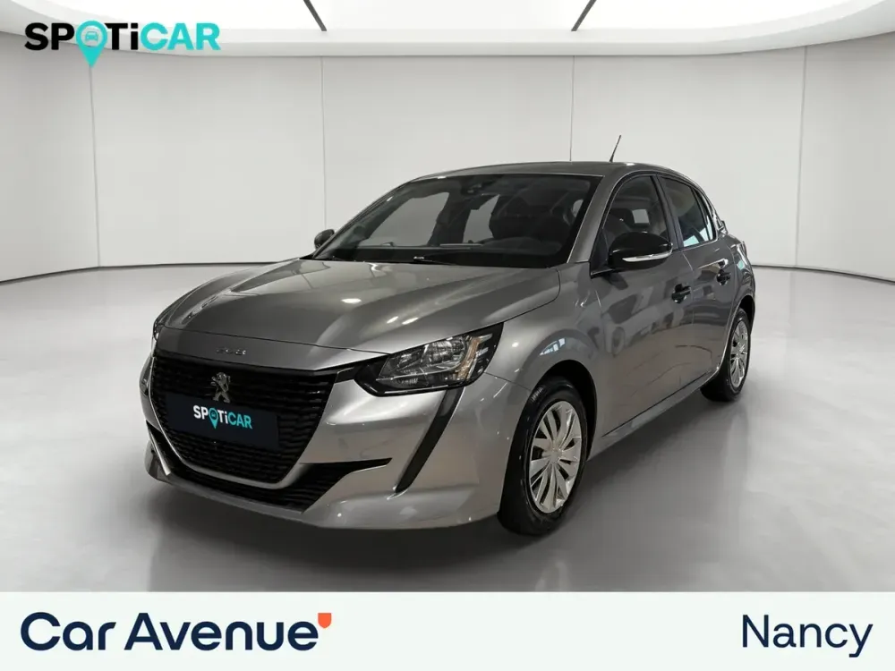 Peugeot 208 gris platinium (m) d'occasion