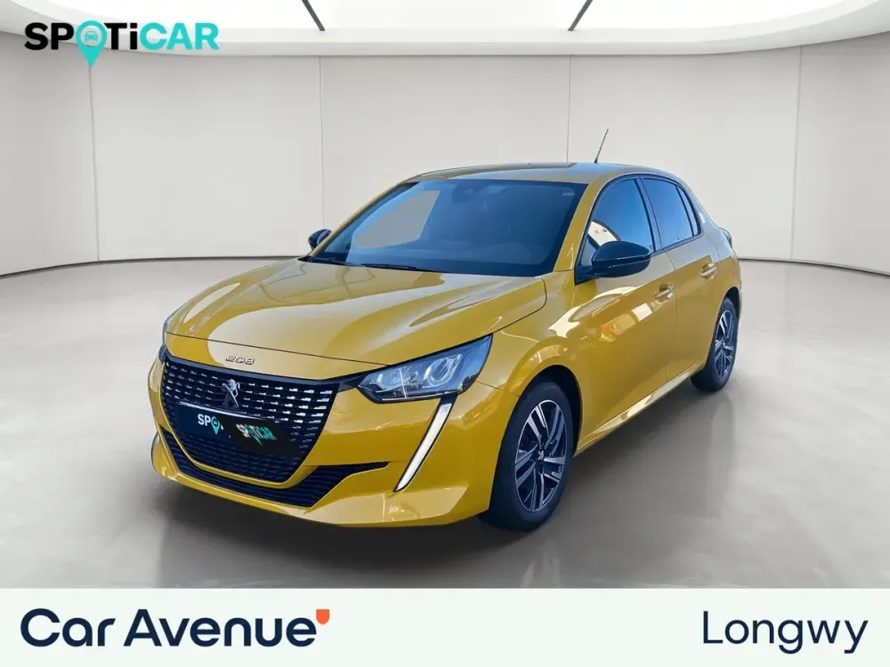 Peugeot 208 jaune faro (m) d'occasion