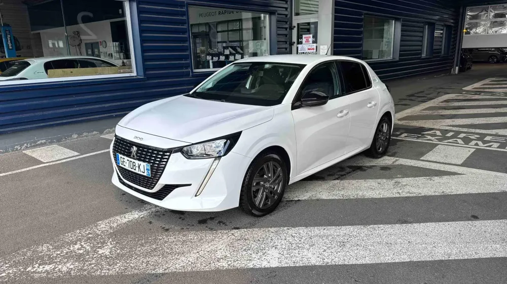 Peugeot 208 teinte opaque blanc banquise d'occasion