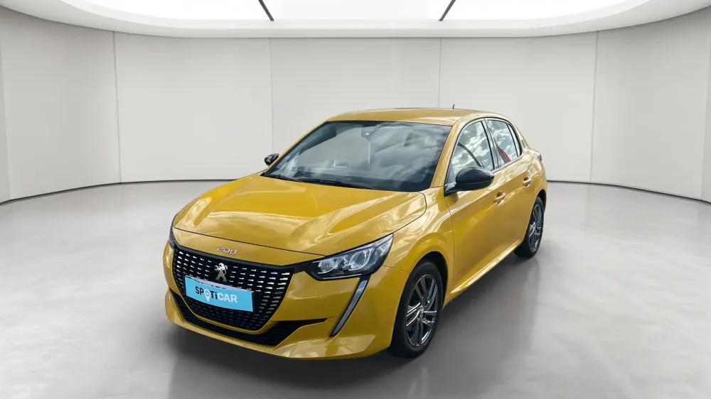 Peugeot 208 jaune d'occasion