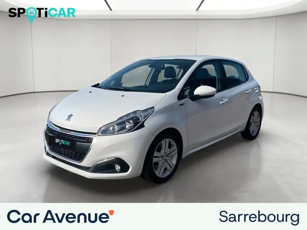 Peugeot 208 blanc d'occasion