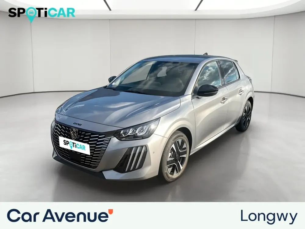 Peugeot 208 gris d'occasion