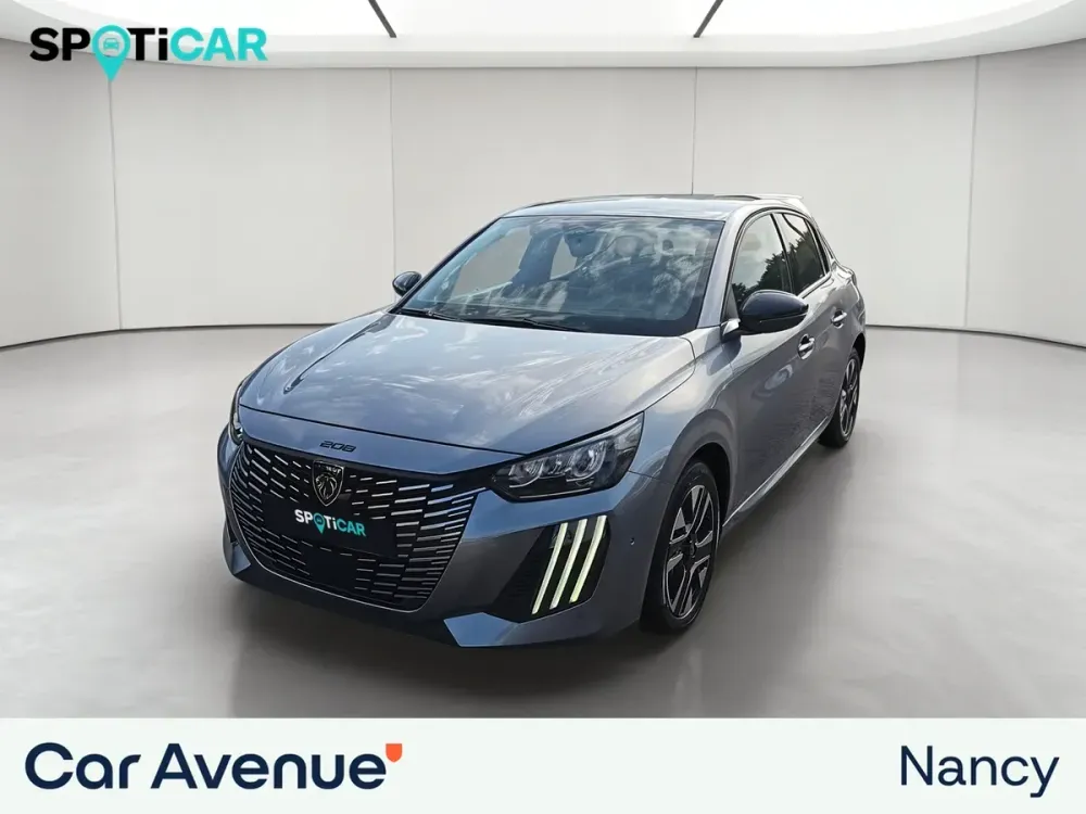 Peugeot 208 gris d'occasion