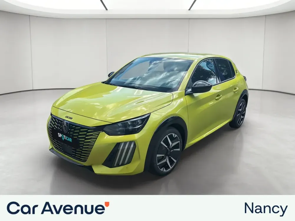 Peugeot 208 jaune agueda neuf