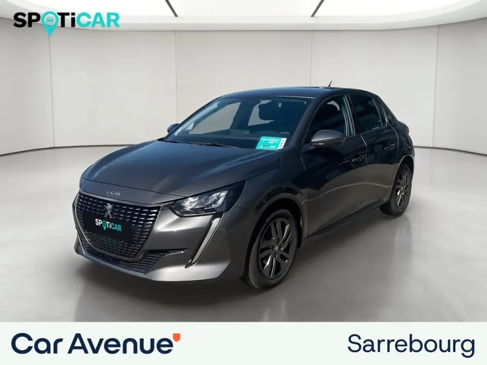 Peugeot 208 gris platinium (m) d'occasion