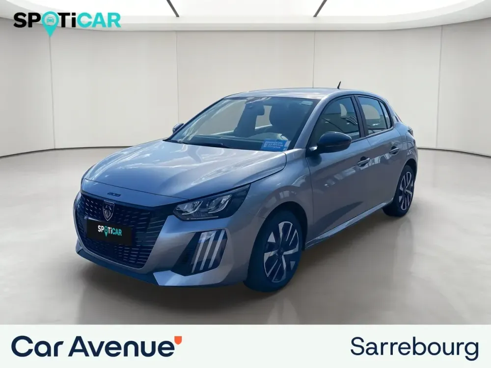 Peugeot 208 gris d'occasion