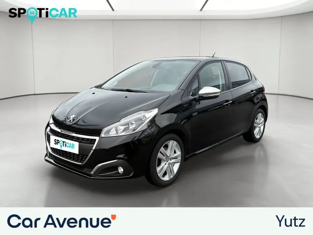Peugeot 208 noir d'occasion