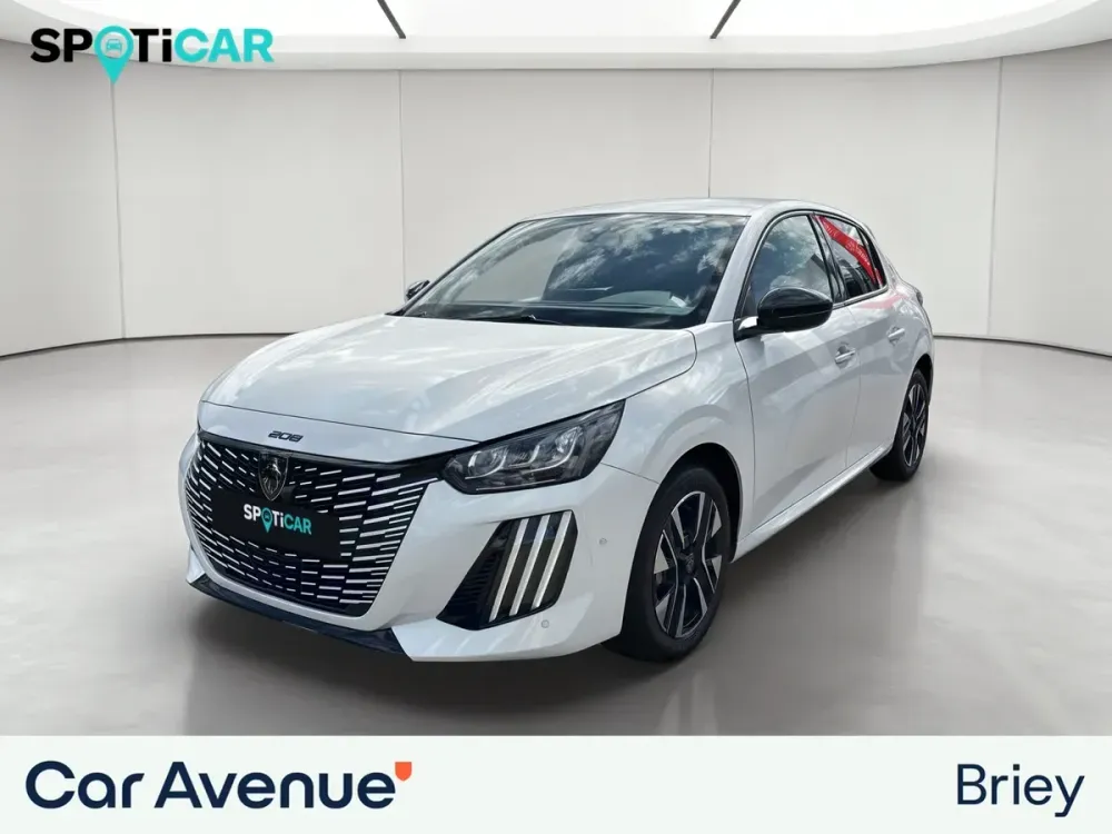 Peugeot 208 blanc d'occasion