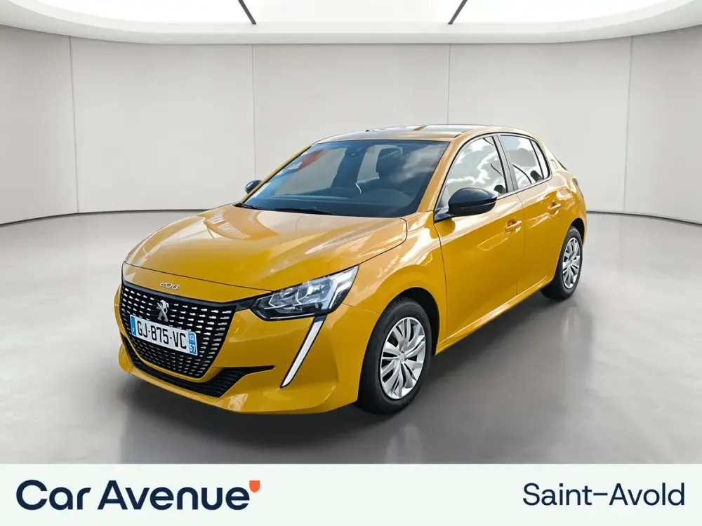 Peugeot 208 jaune faro (m) d'occasion