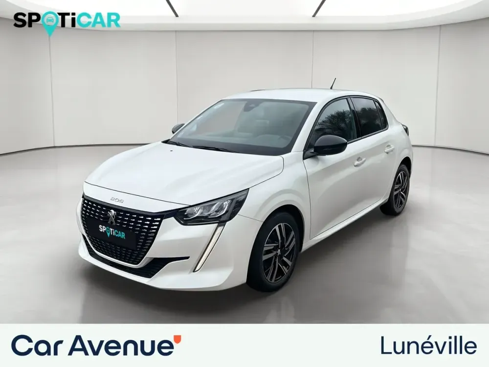 Peugeot 208 blanc d'occasion