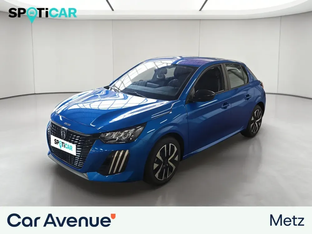 Peugeot 208 bleu vertigo (v) d'occasion