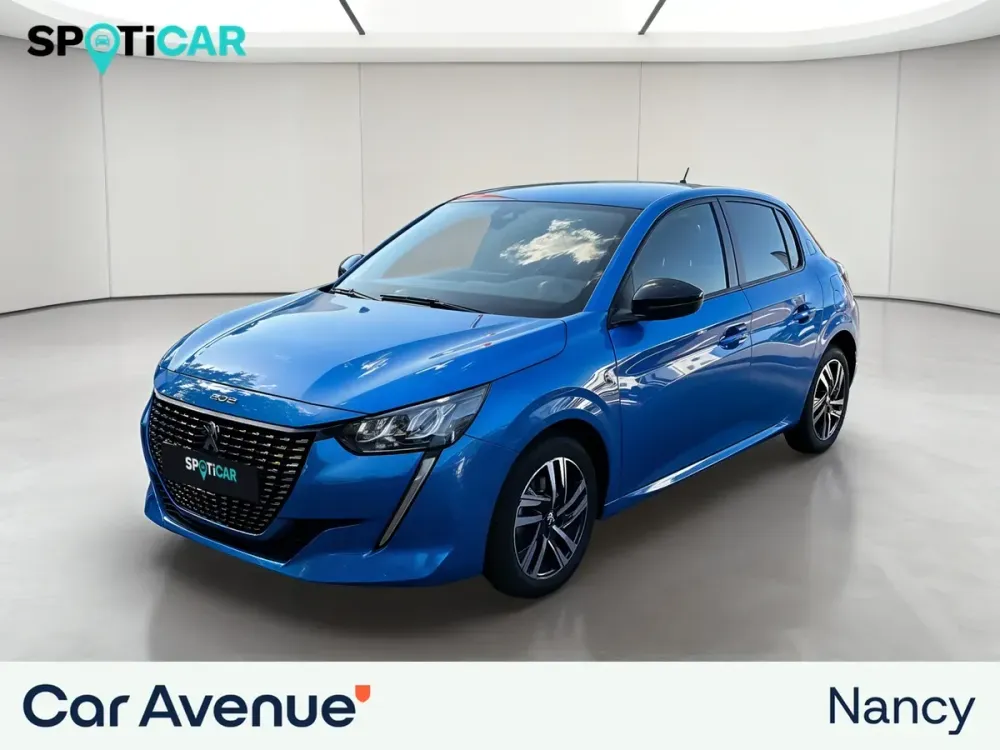 Peugeot 208 bleu d'occasion