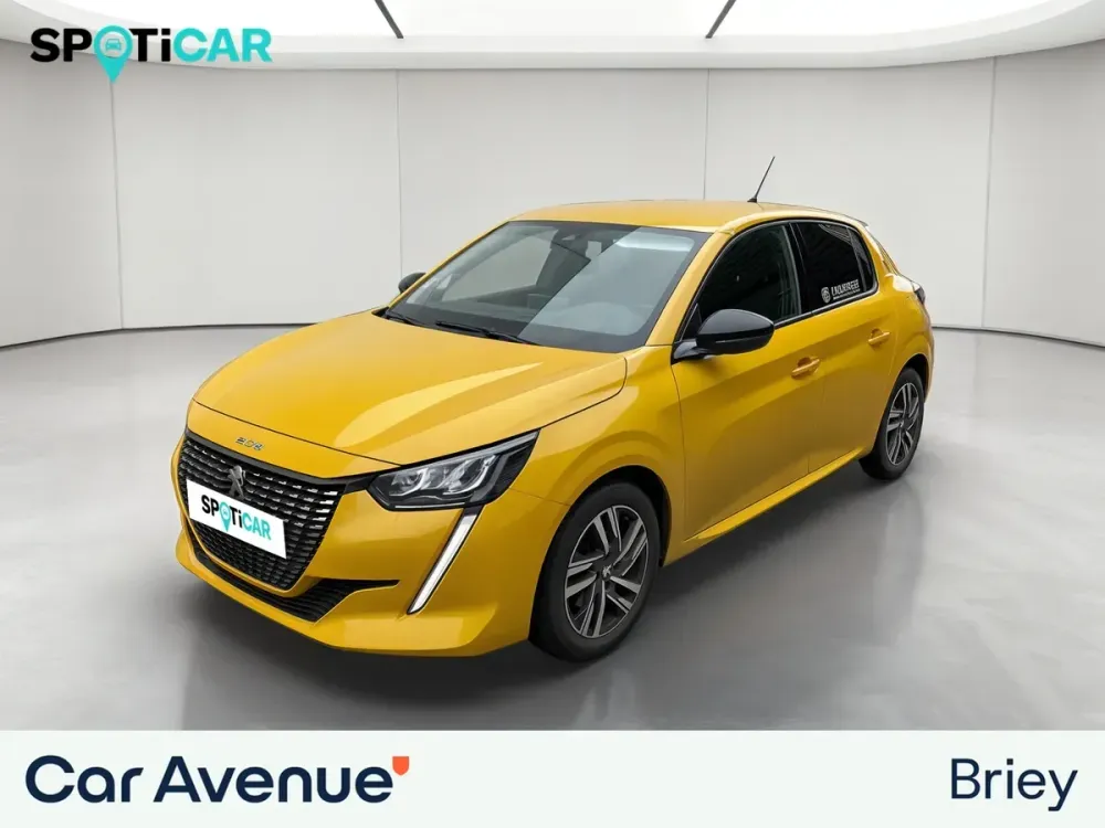 Peugeot 208 jaune faro (m) d'occasion