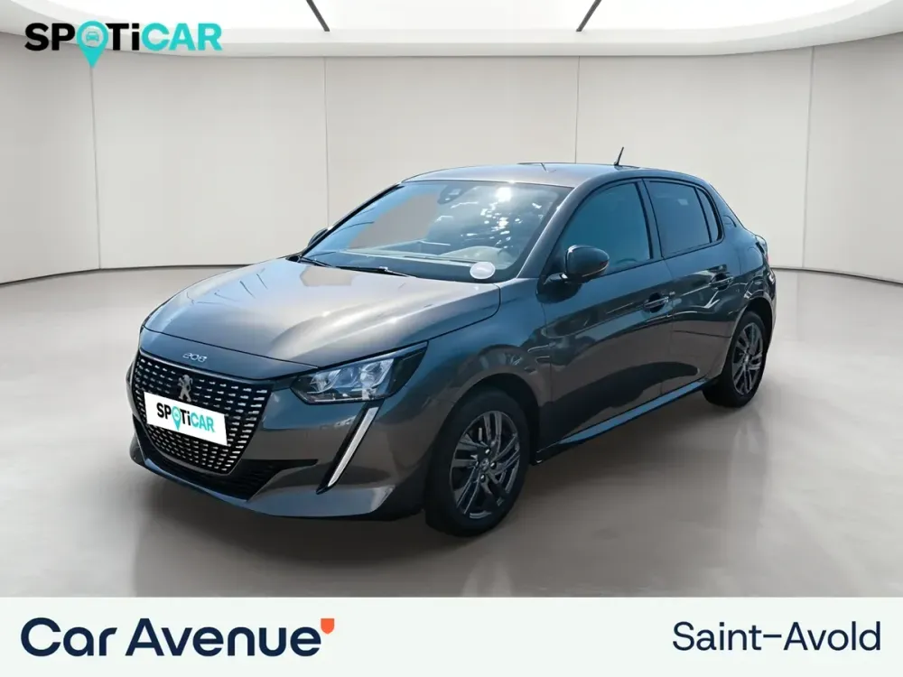 Peugeot 208 gris d'occasion