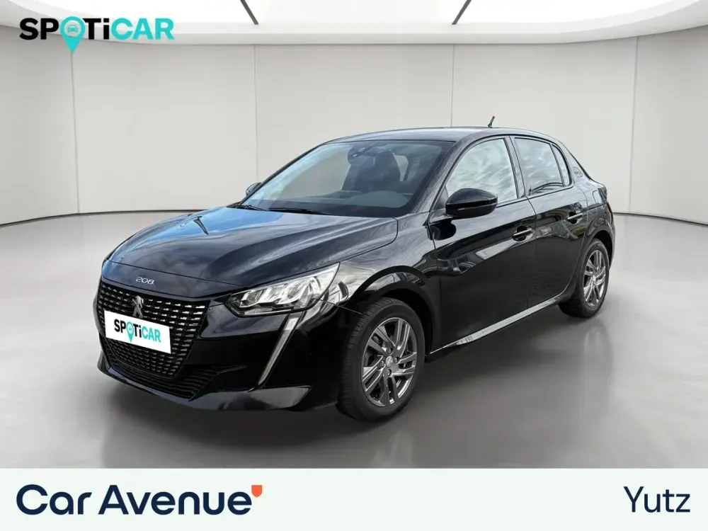 Peugeot 208 noir d'occasion