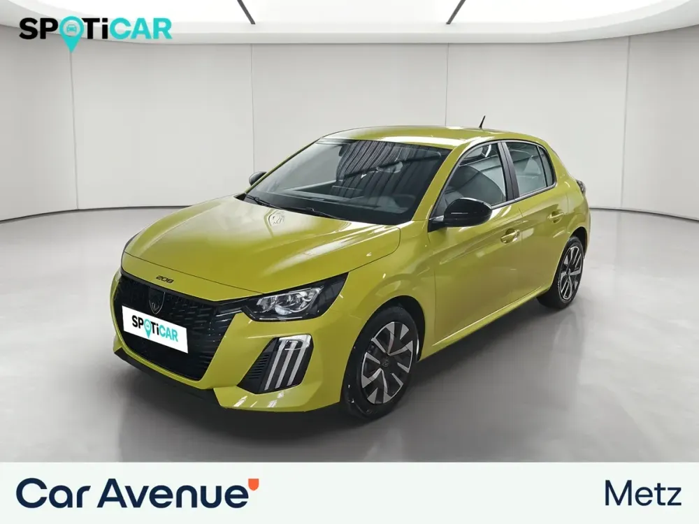 Peugeot 208 jaune agueda neuf