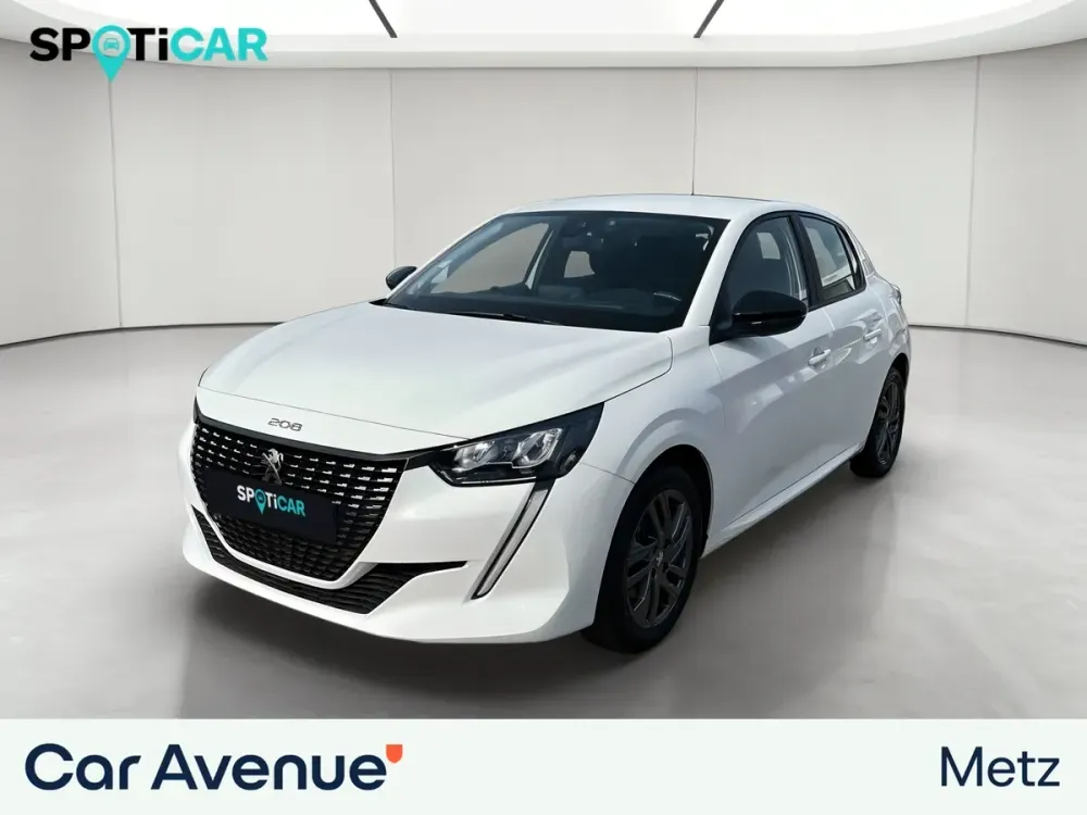 Peugeot 208 blanc d'occasion