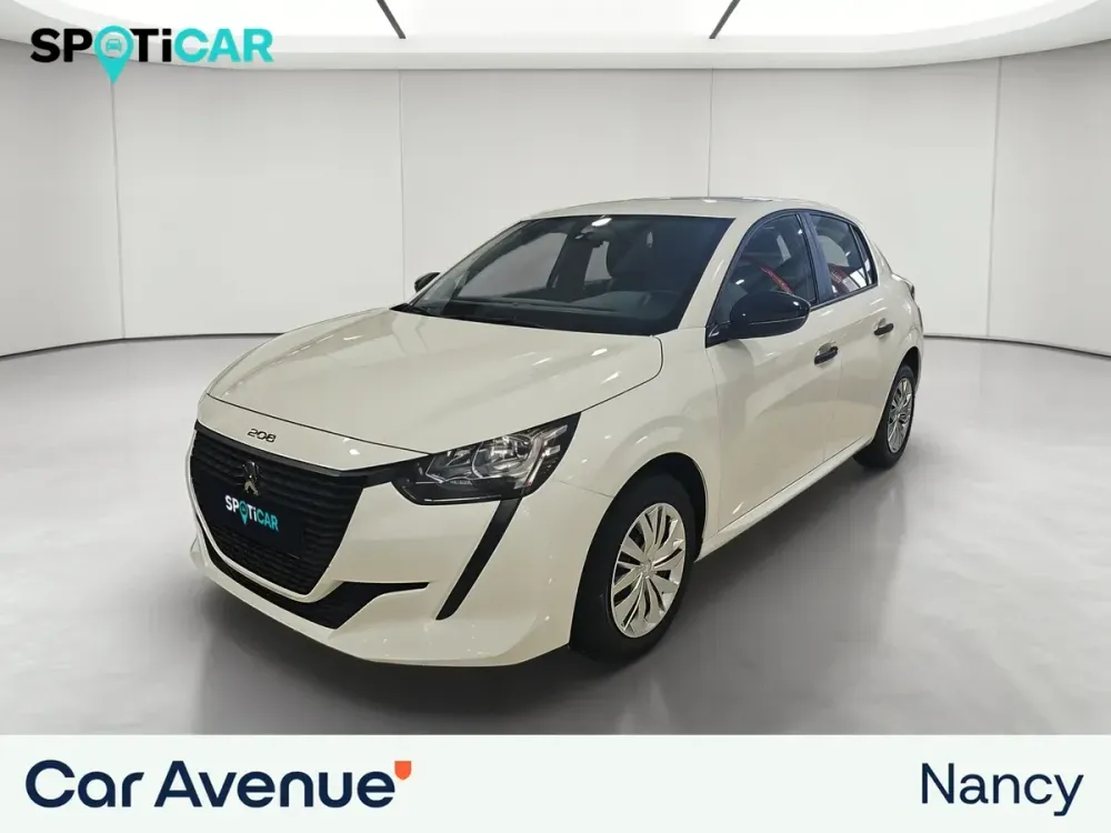 Peugeot 208 blanc d'occasion