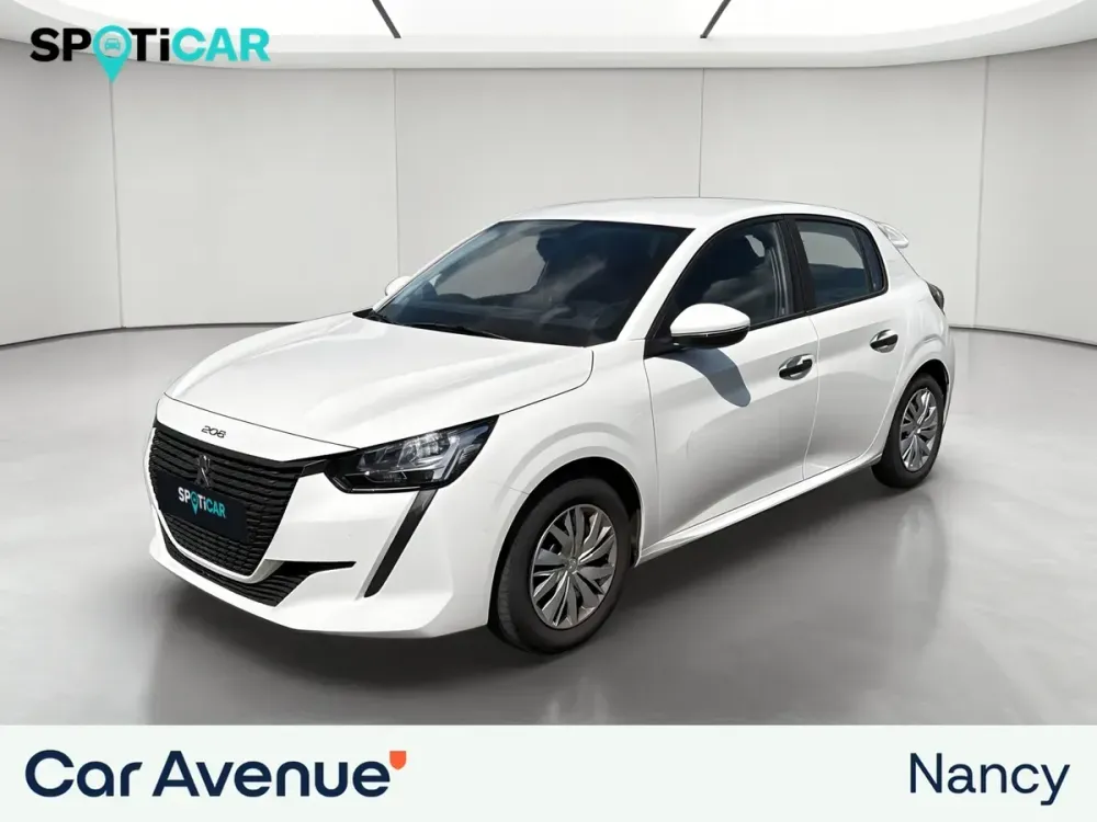 Peugeot 208 blanc d'occasion