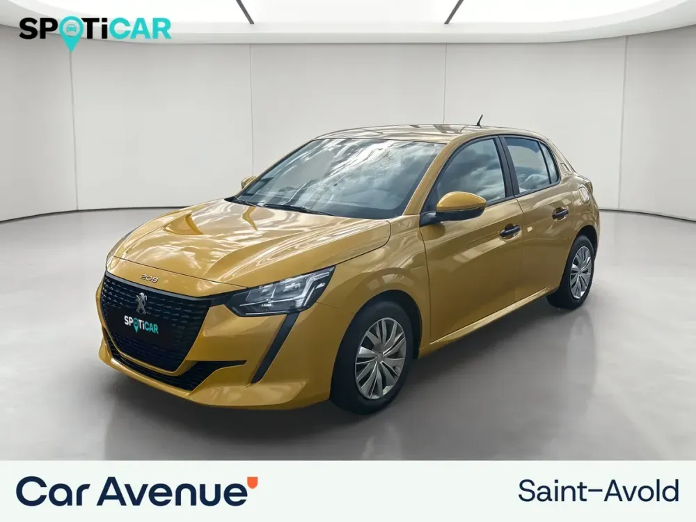 Peugeot 208 jaune faro metal d'occasion