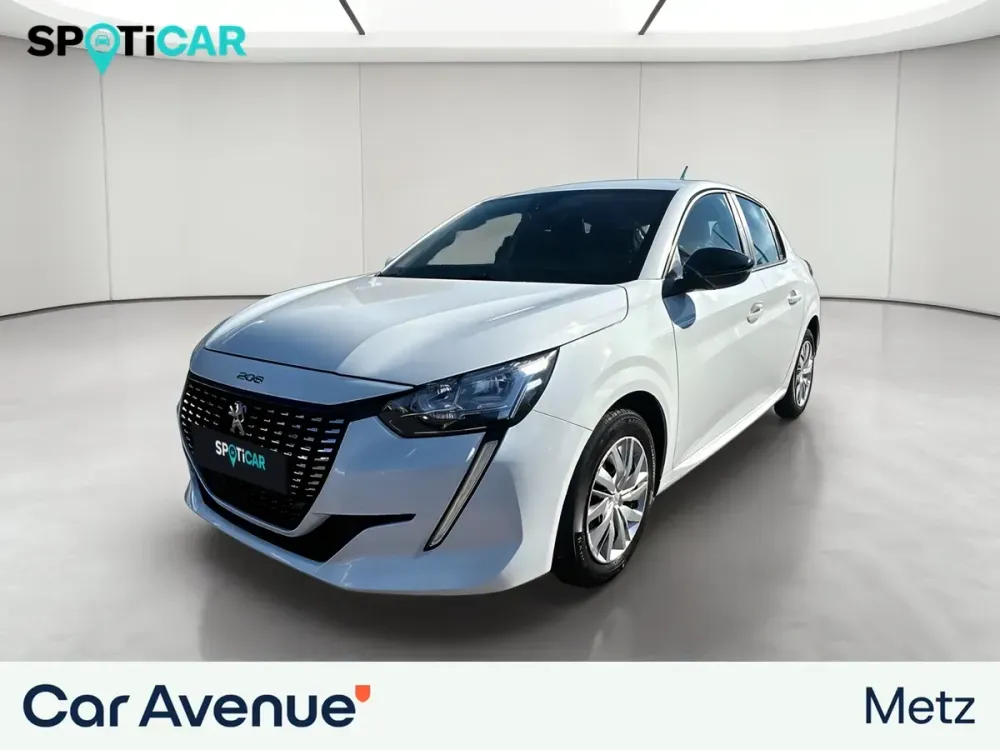 Peugeot 208 teinte opaque blanc banquise d'occasion