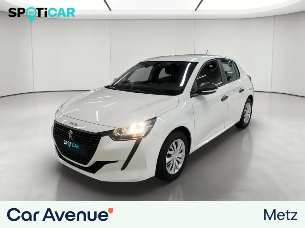 Peugeot 208 teinte opaque blanc banquise d'occasion