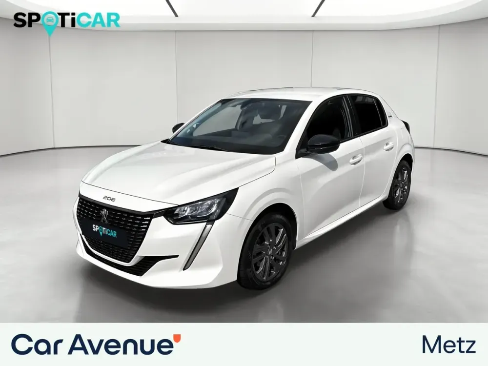 Peugeot 208 teinte opaque blanc banquise d'occasion