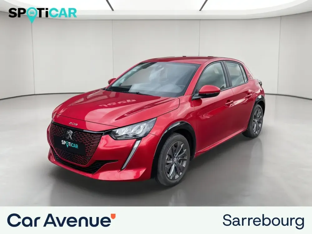 Peugeot 208 BUSINESS ELECTRIQUE rouge d'occasion