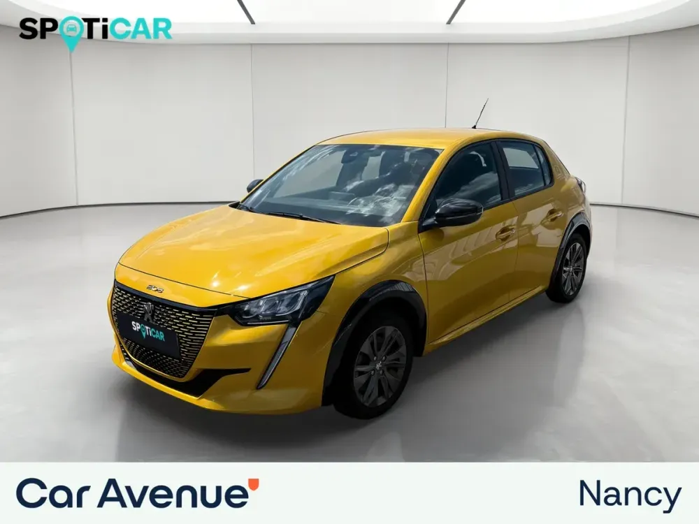 Peugeot 208 BUSINESS R ELECTRIQUE jaune d'occasion