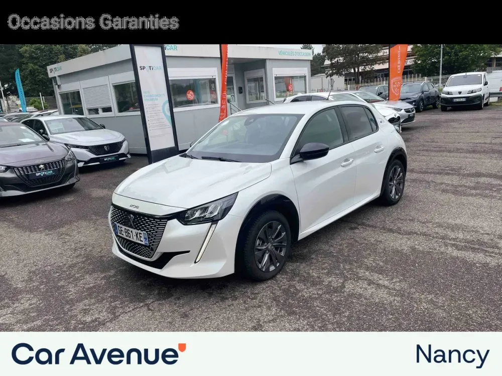Peugeot 208 ELECTRIQUE teinte spéciale blanc nacré d'occasion