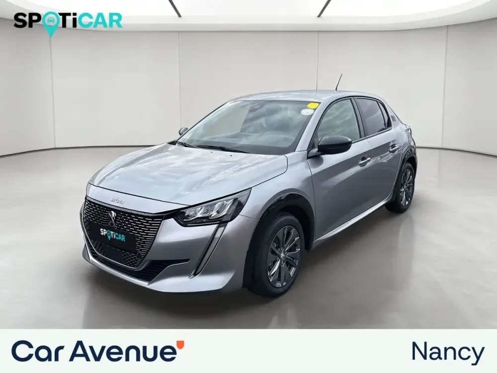 Peugeot 208 ELECTRIQUE gris d'occasion