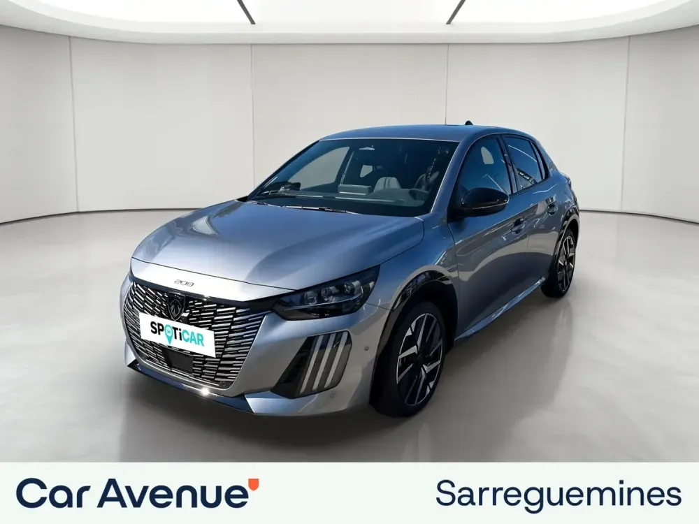 Peugeot 208 gris artense neuf