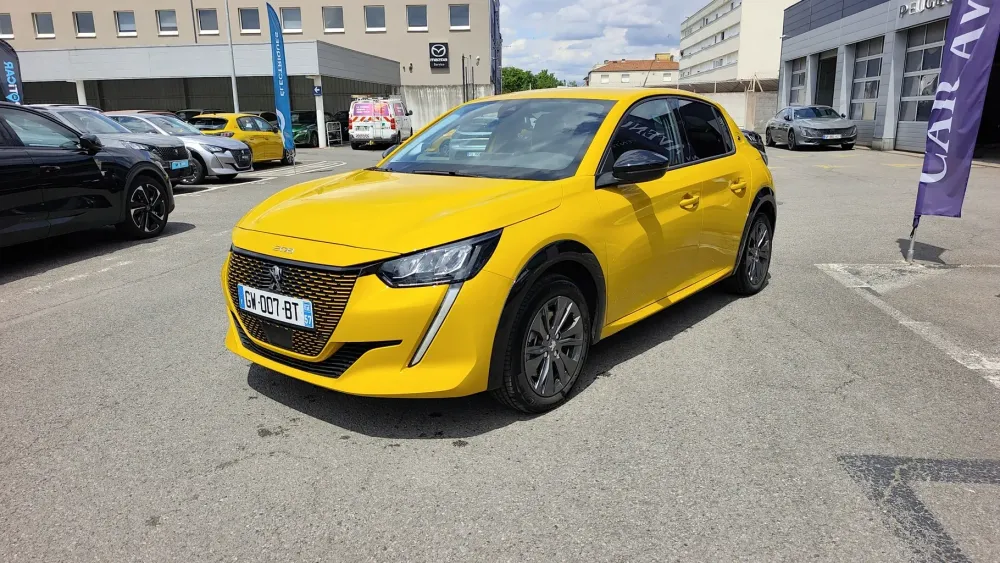 Peugeot 208 ELECTRIQUE teinte m. jaune faro d'occasion