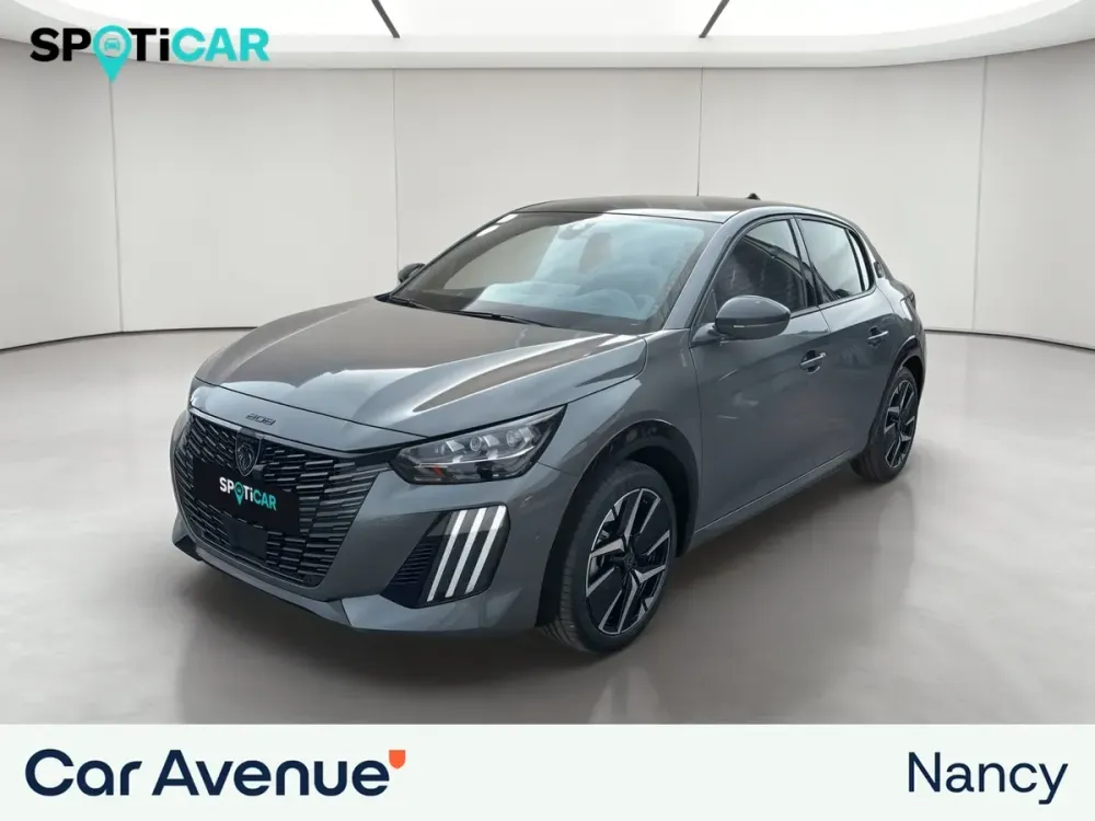 Peugeot 208 gris d'occasion