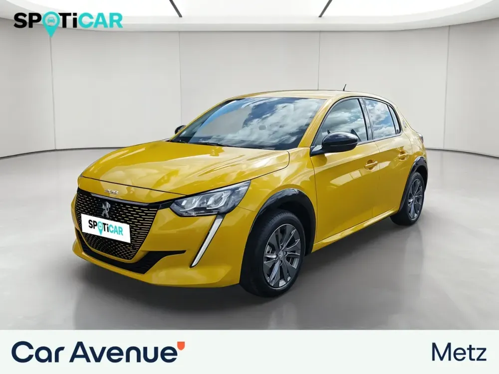 Peugeot 208 jaune d'occasion