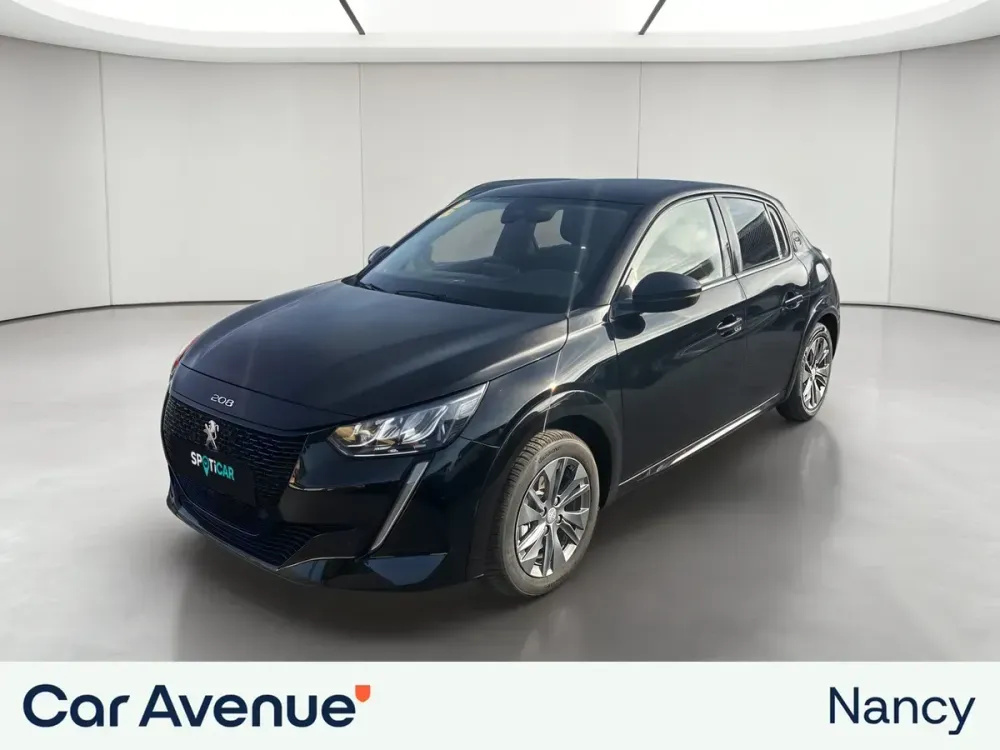 Peugeot 208 ELECTRIQUE noir d'occasion