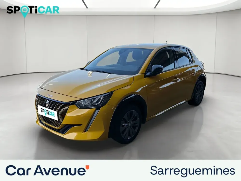 Peugeot 208 jaune d'occasion