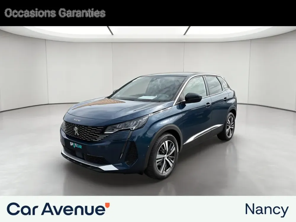 Peugeot 3008 bleu d'occasion