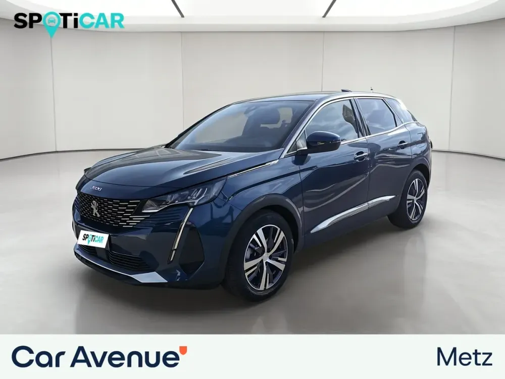 Peugeot 3008 bleu d'occasion