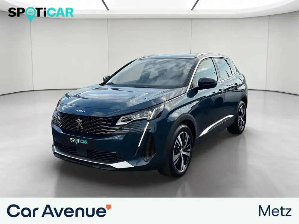Peugeot 3008 bleu d'occasion