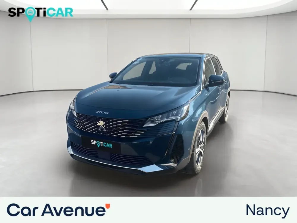Peugeot 3008 bleu d'occasion