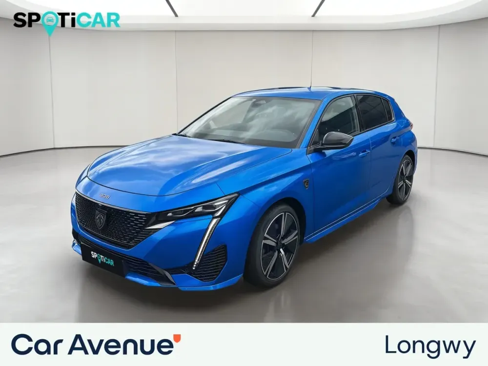 Peugeot 308 bleu d'occasion