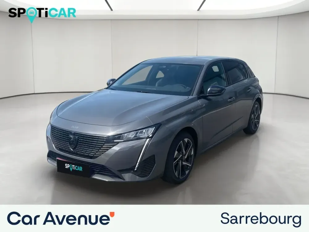 Peugeot 308 gris d'occasion