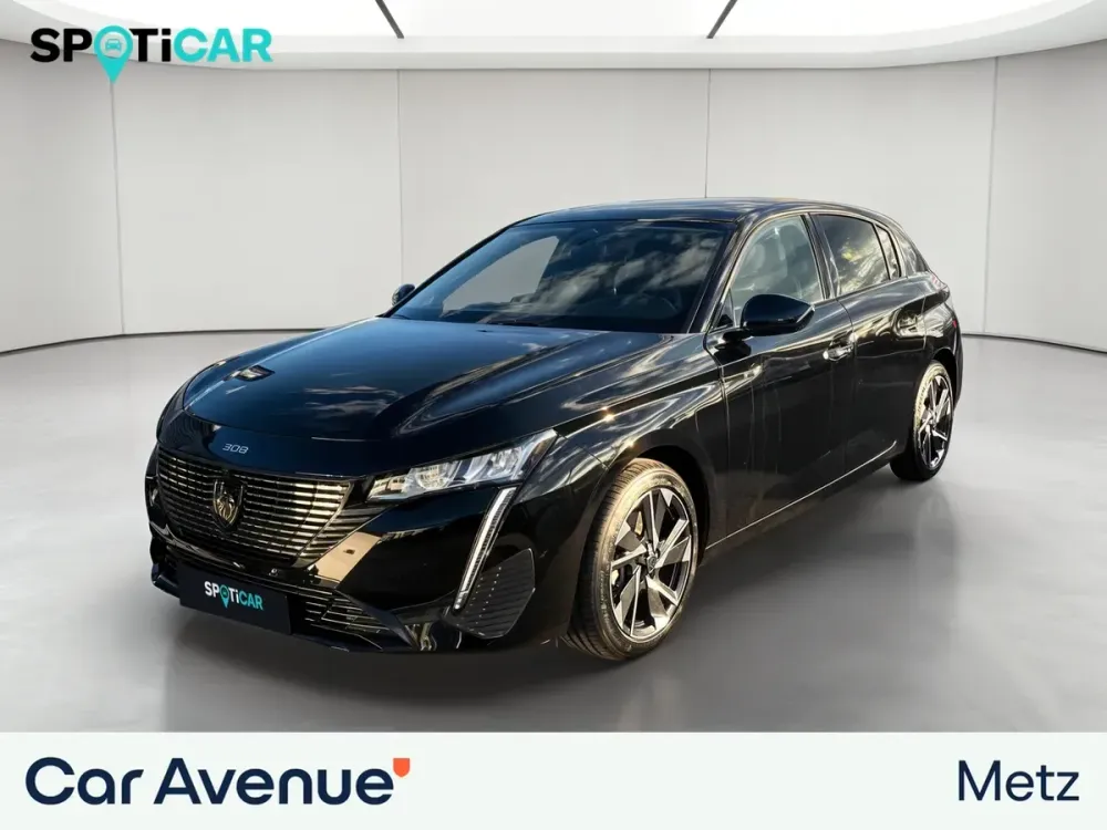 Peugeot 308 noir d'occasion