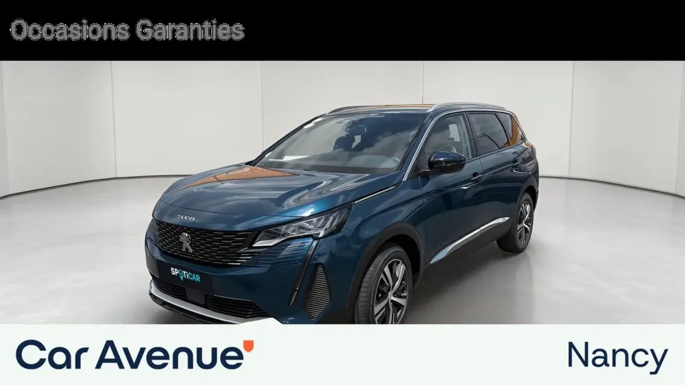 Peugeot 5008 bleu d'occasion