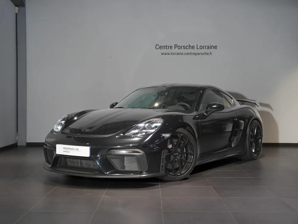 Porsche 718 CAYMAN GT4 noir d'occasion