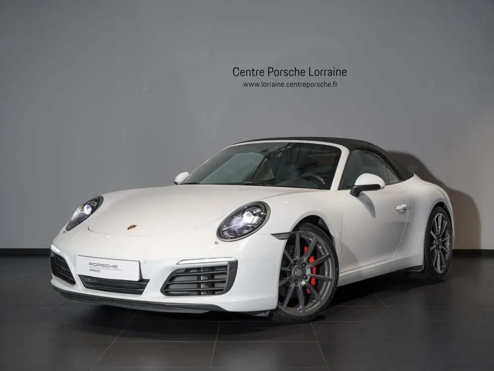 Porsche 911 CARRERA CABRIOLET blanc d'occasion