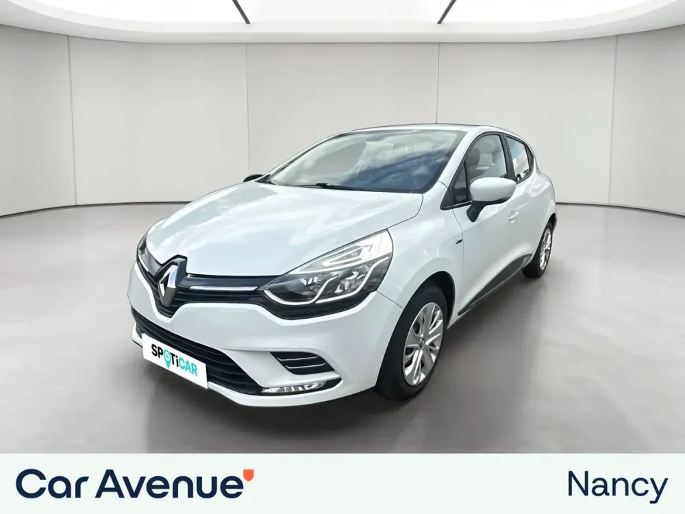 Renault CLIO IV blanc glacier d'occasion