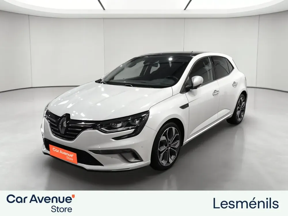 Renault MEGANE IV BERLINE blanc d'occasion