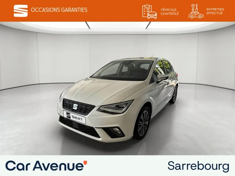 Seat Ibiza blanc candy d'occasion